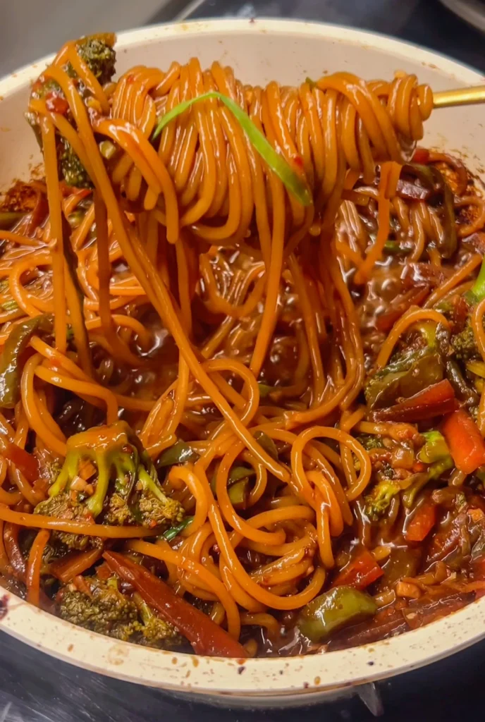 Super easy noodle stir fry